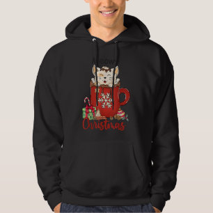 Veste À Capuche Joyeux Noël Chemise Amoureux de les chats Xmas Tee