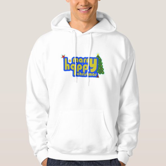 Veste À Capuche Joyeux Noël de mariage (Devant)