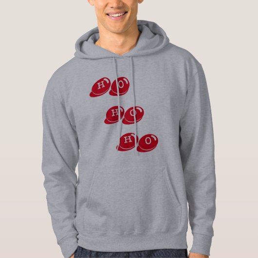 Veste À Capuche joyeux noël ho ho ho (Devant)