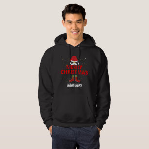 VESTE À CAPUCHE JOYEUX NOËL PERSONNALISÉ