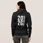Veste À Capuche Joyeux Nouvel An 2026-45345 (Dos entier)