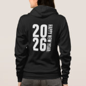 Veste À Capuche Joyeux Nouvel An 2026-45345 (Dos)