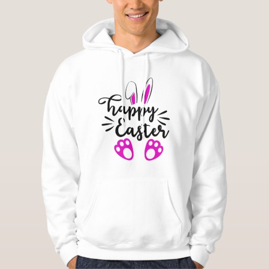 Veste À Capuche Joyeux pâques (Devant)