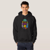 Veste À Capuche Joyeux Pays de Galles de Pâques Pasg Hapus Welsh C (Devant entier)