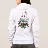 Veste À Capuche Joyeux poussin de Pâques (Dos)