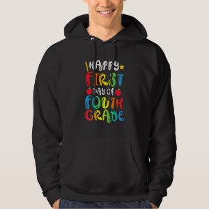 Veste À Capuche Joyeux premier jour de quatrième année de rentrée