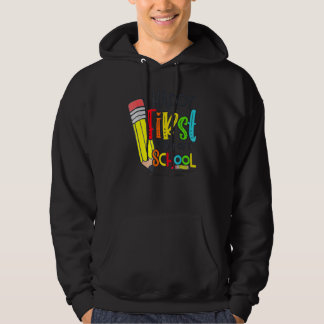 Veste À Capuche Joyeux premier jour d'école enseignant et élève re