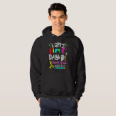 Veste À Capuche Joyeux Premier Jour D'école Quatrième Professeur D (Devant entier)