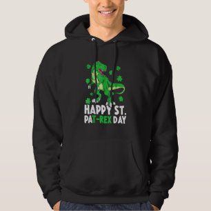 Veste À Capuche Joyeux St Pat Rex Dinosaur Saint Patrick pour