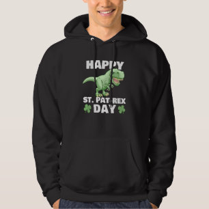 Veste À Capuche Joyeux St Pat Rex Dinosaur Saint Patrick pour