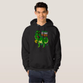 Veste À Capuche Joyeux St Pat Rex Dinosaur Saint Patrick S Day Pou (Devant entier)