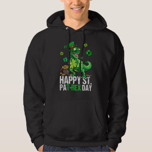 Veste À Capuche Joyeux St Pat T Rex Saint Patrick S Day Dinosaur B