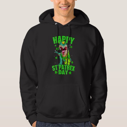 Veste À Capuche Joyeux St Patrex Day Funny St Patrick Day Cute T R (Devant)