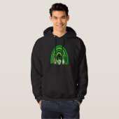Veste À Capuche Joyeux St Patrick S Jour Gnomes Rainbow Lucky Clov (Devant entier)