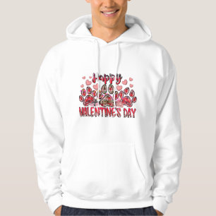 Veste À Capuche Joyeux Valentines Jour chien animal
