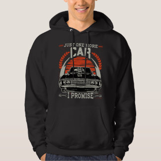 Veste À Capuche Just One More Car I Promise Gift Funny Car Lover M