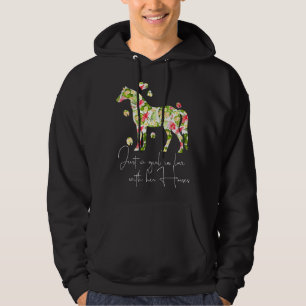 Veste À Capuche Juste Une Fille Amoureuse De Ses Chevaux Cavalièr