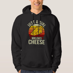 Veste À Capuche Juste une fille qui aime le fromage ! Mème au pied