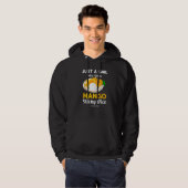 Veste À Capuche Juste Une Fille Qui Aime Le Riz Sticky Mango Thaïl (Devant entier)