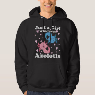Veste À Capuche Juste Une Fille Qui Aime Les Axolotls Axolotl Mign