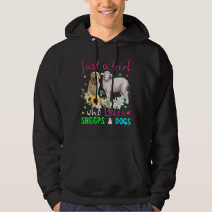 Veste À Capuche Juste Une Fille Qui Aime Les Bergers Et Chiens Far