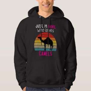 Veste À Capuche Juste Une Fille Qui Aime Les Camels Cute Camel Gir