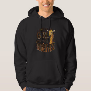 Veste À Capuche Juste une fille qui aime les girafes Vintage T-Shi