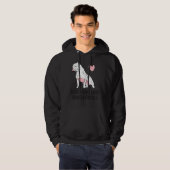 Veste À Capuche Juste une fille qui aime les Pitbulls 165 (Devant entier)