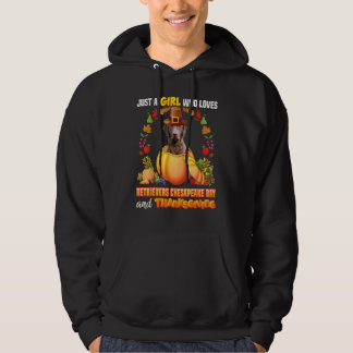 Veste À Capuche Juste Une Fille Qui Aime Les Récupérateurs Chesape