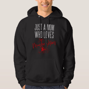 Veste À Capuche Juste une maman qui aime les émissions sur les meu