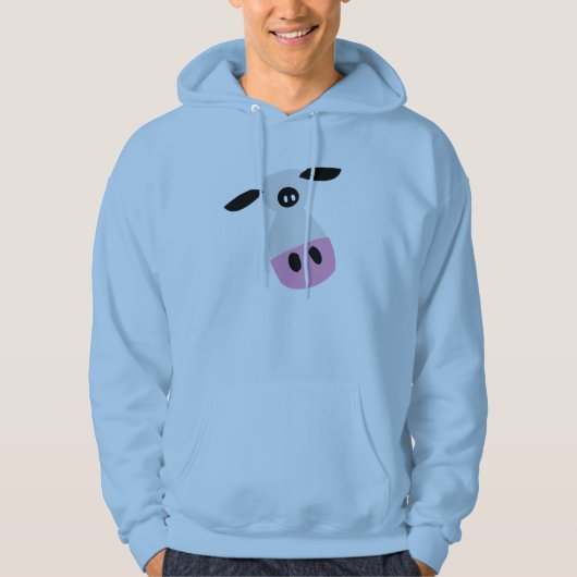 Veste À Capuche Juste une vache (Devant)