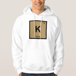 Veste À Capuche K - Symbole du tableau périodique de la musique Ko