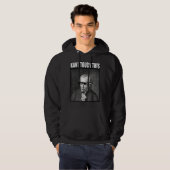 Veste À Capuche Kant Touch Cette Philosophie Mème Emmanuel (Devant entier)