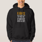Veste À Capuche Karate Solves My Problems Coffee Karate Women (Devant)