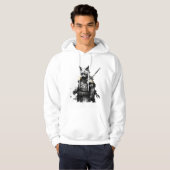 Veste À Capuche Katana de Cat Samurai (Devant entier)