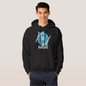 Veste À Capuche Kauai polynésien de requin-marteau (Devant entier)
