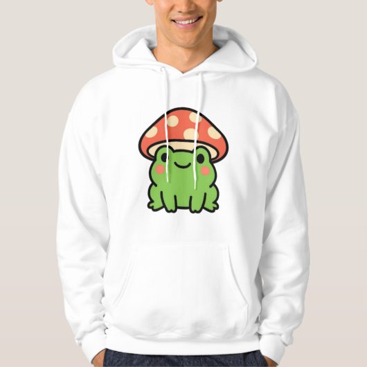Veste À Capuche Kawaii Mushroom Frog Hoodie (Devant)