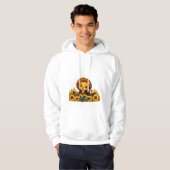 Veste À Capuche Kawaii Zodiaque Neos Lion (Devant entier)