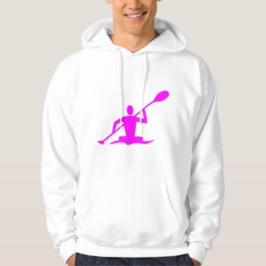 Veste À Capuche Kayak - Magenta (Devant)