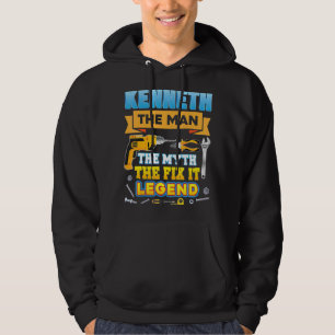 Veste À Capuche Kenneth Le Mythe de l'Homme Réparez-le Légende Pèr