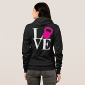 Veste À Capuche Kettlebell Love (Dos entier)