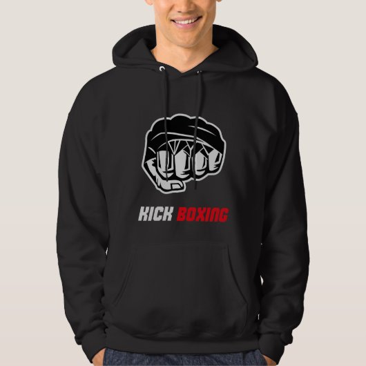 Veste À Capuche Kickboxing Fight Fist (Devant)