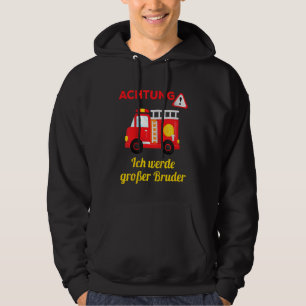 Veste À Capuche Kids Grosser Bruder Fire Brigade Ich Werde Große B