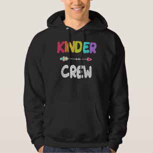Veste À Capuche Kinder Crew Kindergarten Enseignant 1er Jour De L'