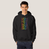 Veste À Capuche Kindness Peace Equality Love Inclusion Diversité L (Devant entier)