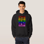 Veste À Capuche Kindness Peace Equality Love Inclusion Hope Divers (Devant entier)