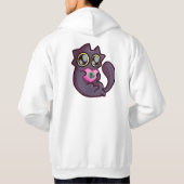 Veste À Capuche KitKat vous aime - Le café des chats d'Alaska (Dos)
