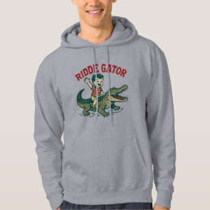 Veste À Capuche Kitsch Floridien Rétro Crocodile Ridicule Alligato