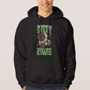 Veste À Capuche Kiwi Bird Funny Nouvelle-Zélande mignons Animaux