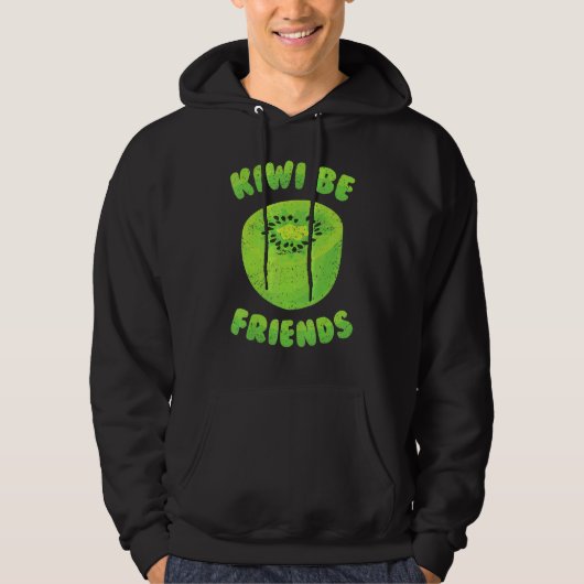 Veste À Capuche Kiwi - Kiwi Be Friends - Fruit Tropical - Vegetari (Devant)